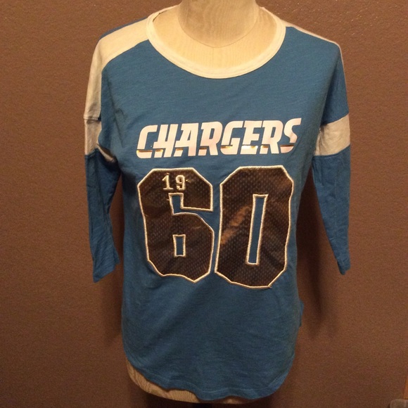 womens pink chargers jersey